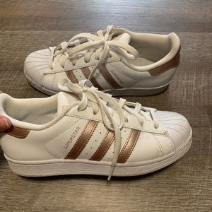 Adidas Rose Gold Super Stars